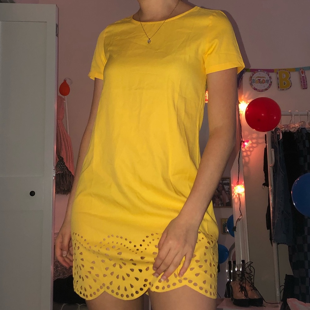 Yellow dress